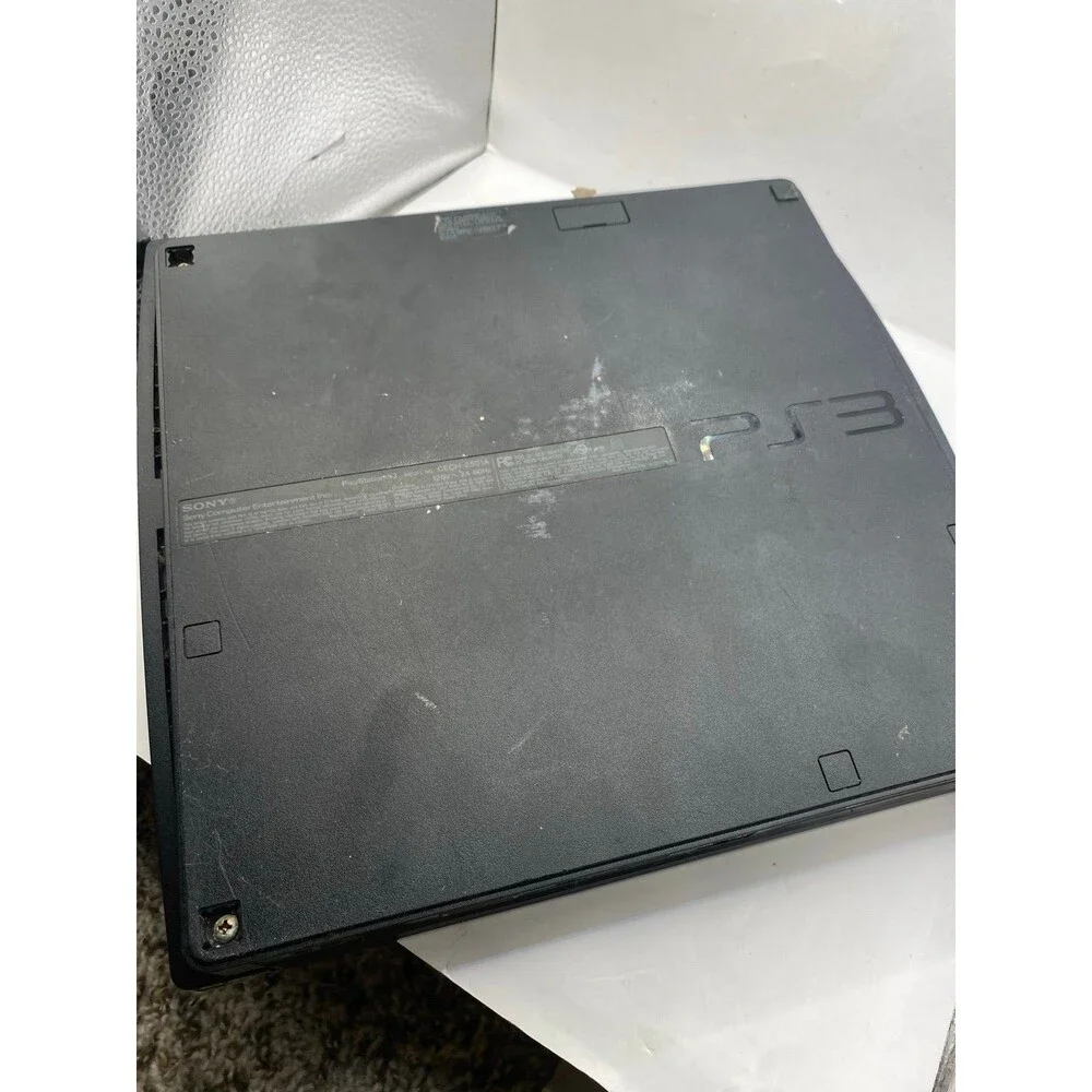 Sony PlayStation PS3 Slim Console CECH-2501A 160GB Controller Cords tested
